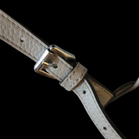 Michael Kors Large Abbey Backpack, Pearl Grey, Pebble Leather, Used - Picture 6 of 9